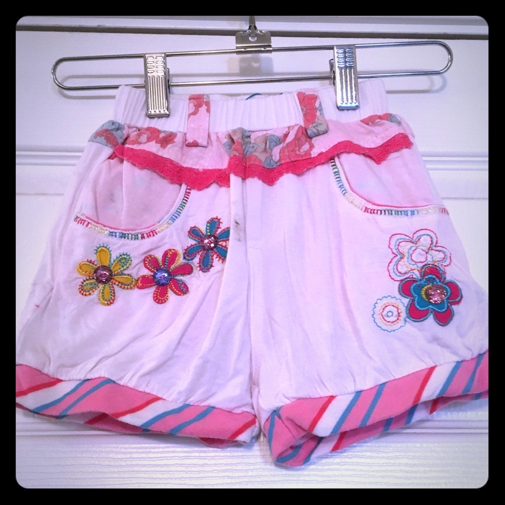 Yuki Koshiko kids colorful shorts size 4-5 NWT